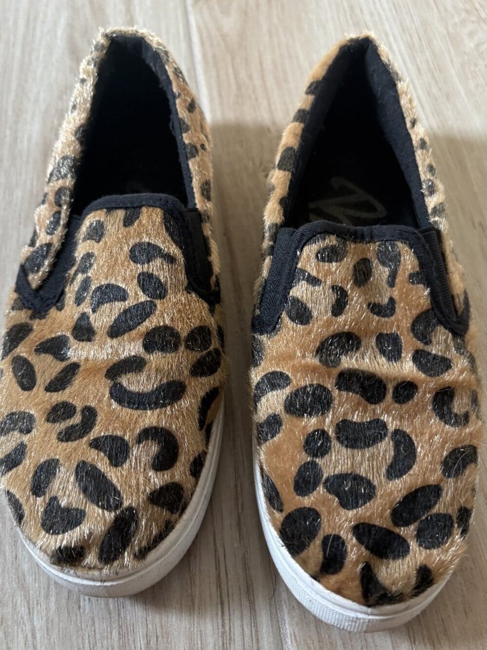 Leopard Fur Flats by Blue